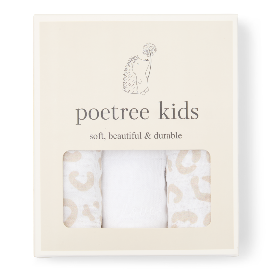 Poetree Mulltücher MUS0leo (reserviert für Geburtsliste)